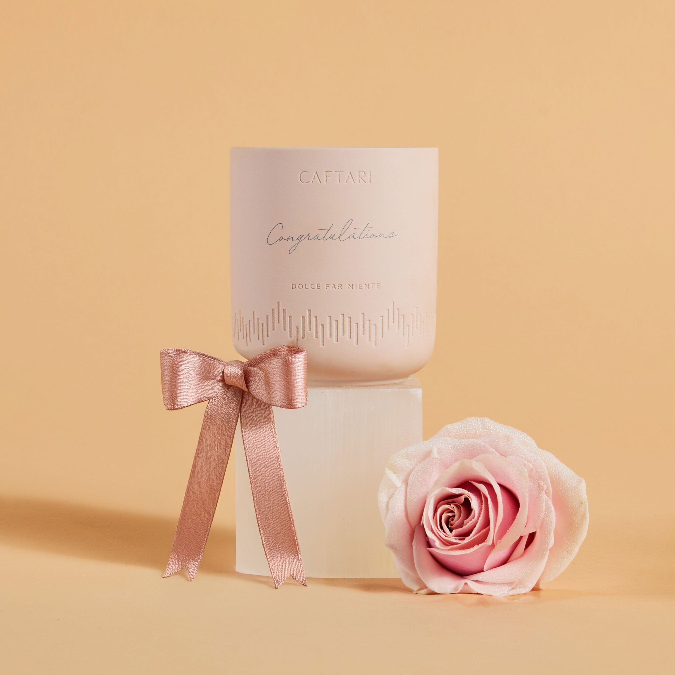 Caftari Candle Dolce Far Niente (Floral Woody Amber) Personalize Your Candle