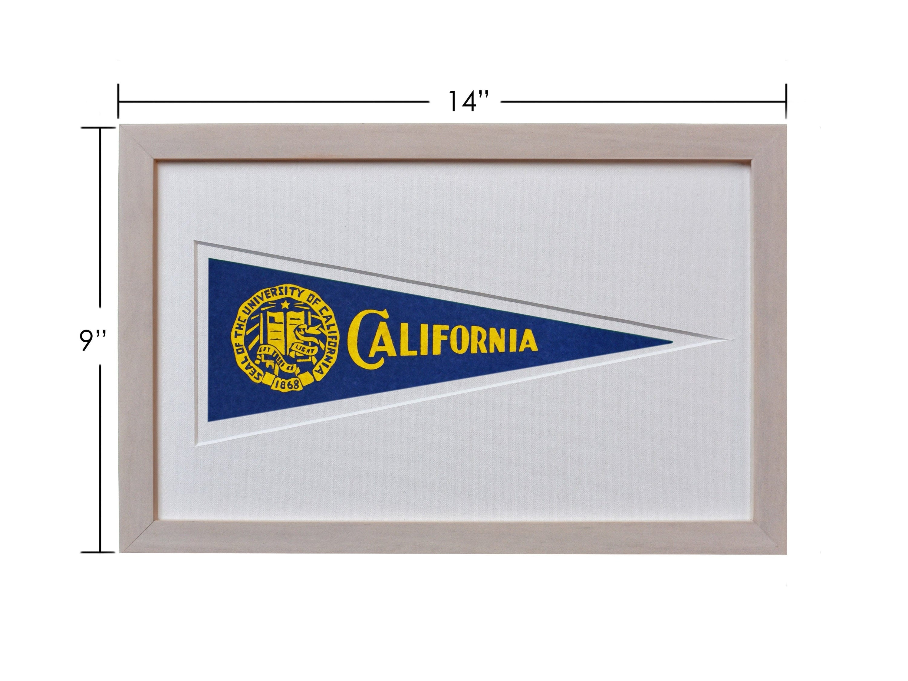 Americana Memories Vintage University of California Hormel Pennant