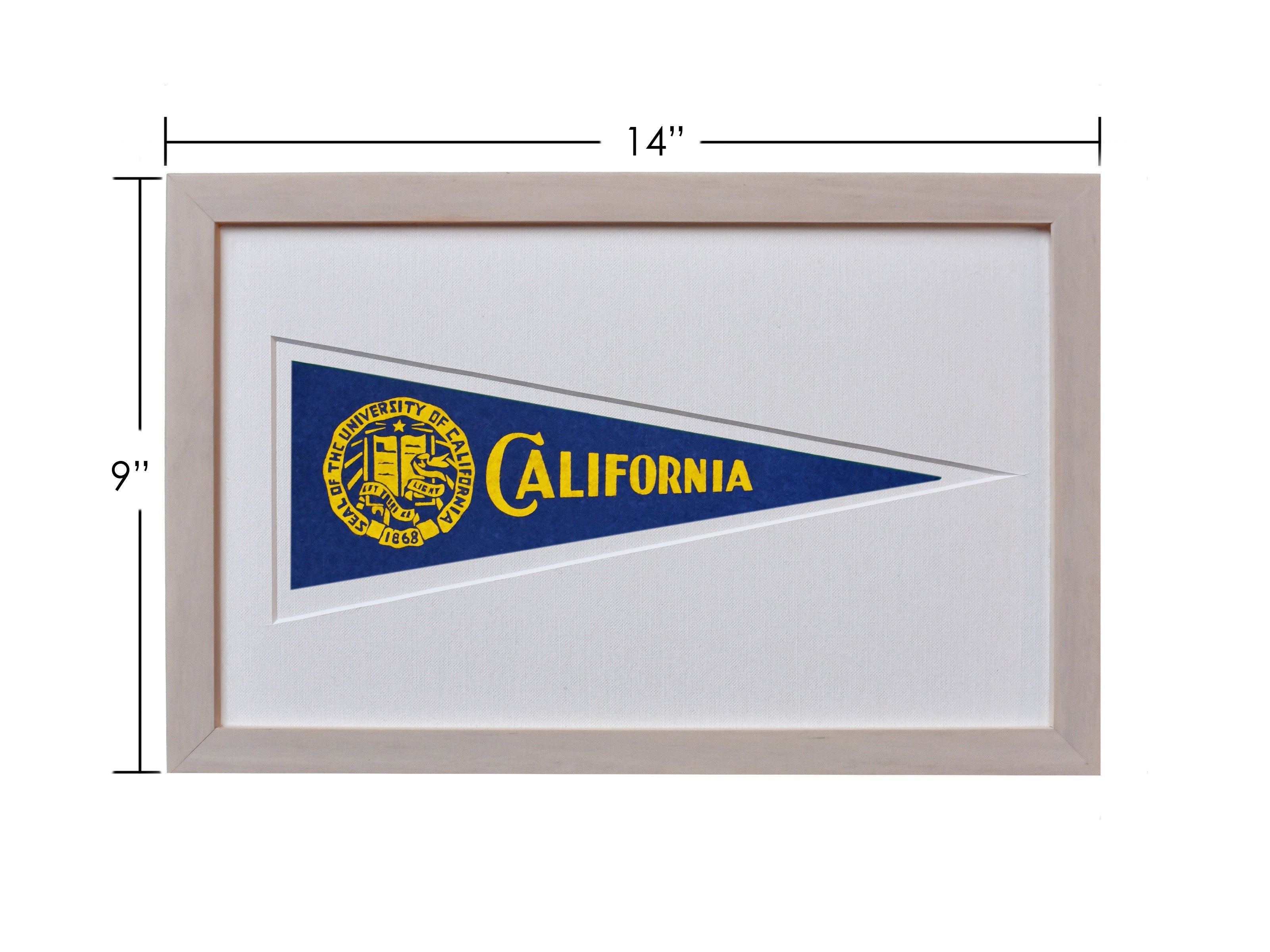 Vintage University of California Hormel Pennant