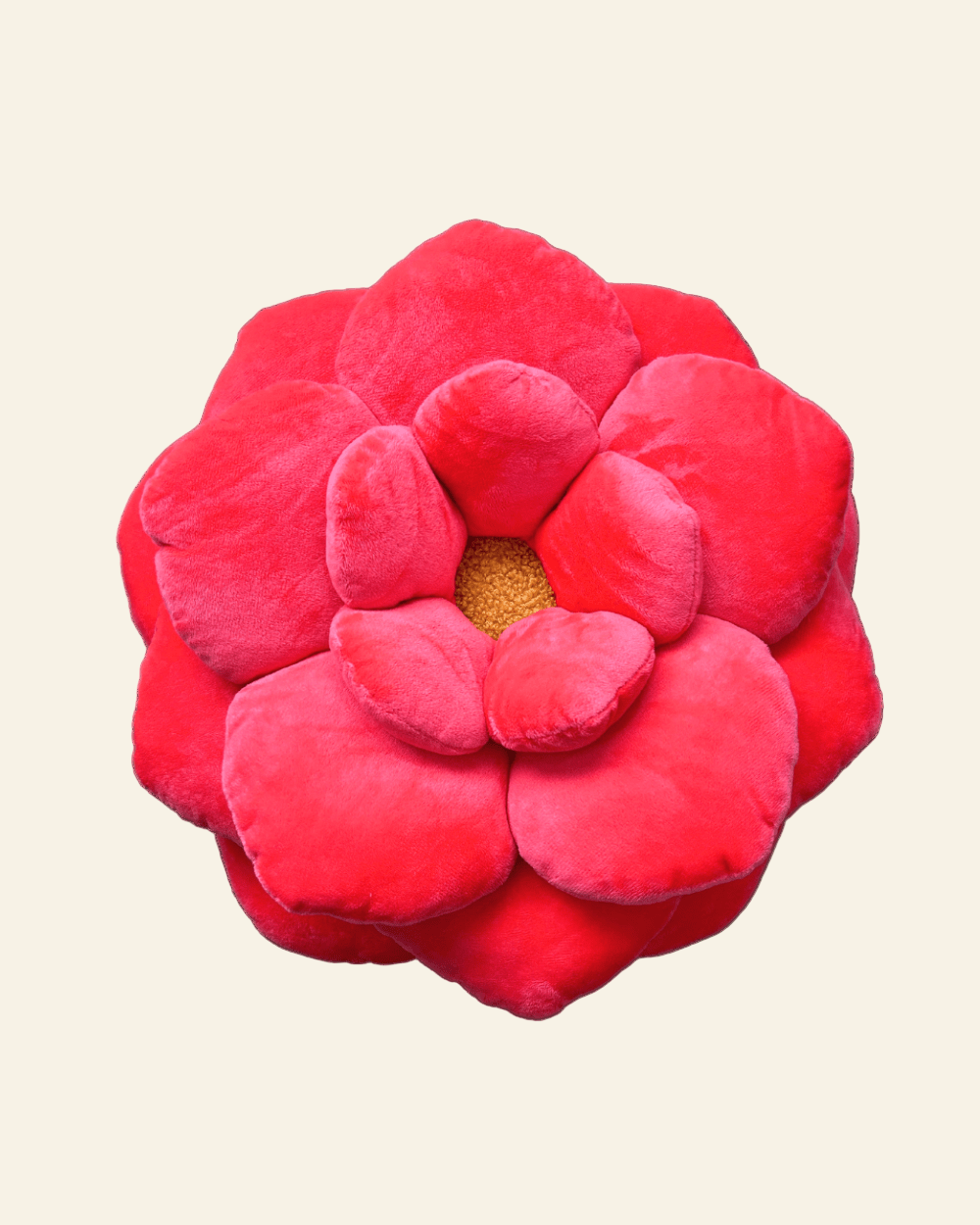 Camellia Plush Flower Pillow