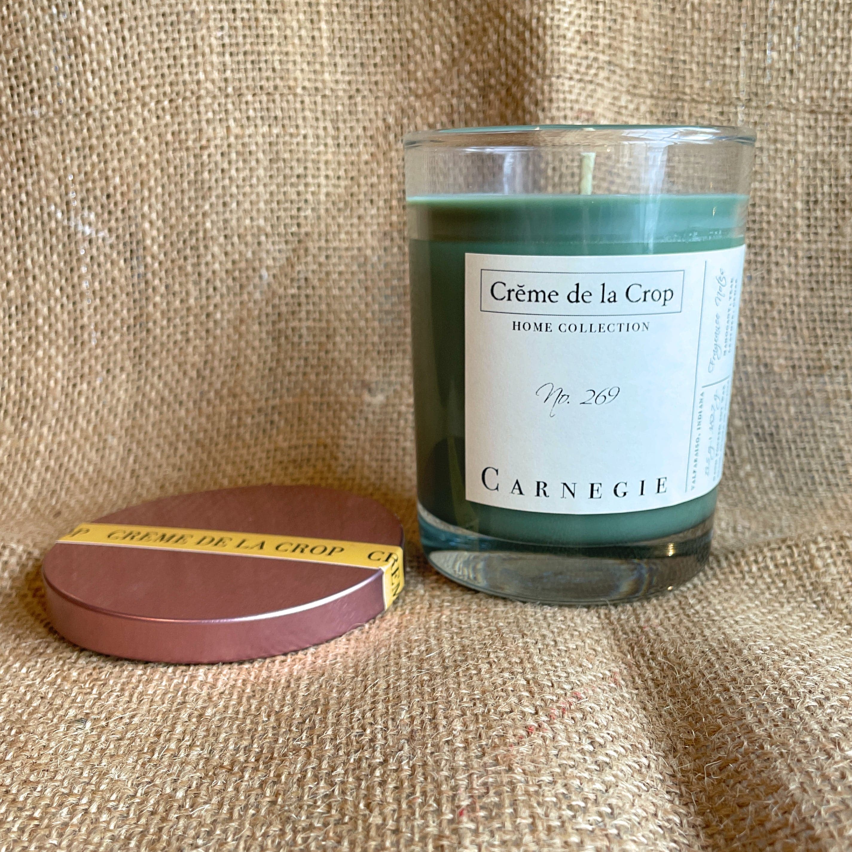 Creme de la Crop Without Lid Soy Candle - Carnegie