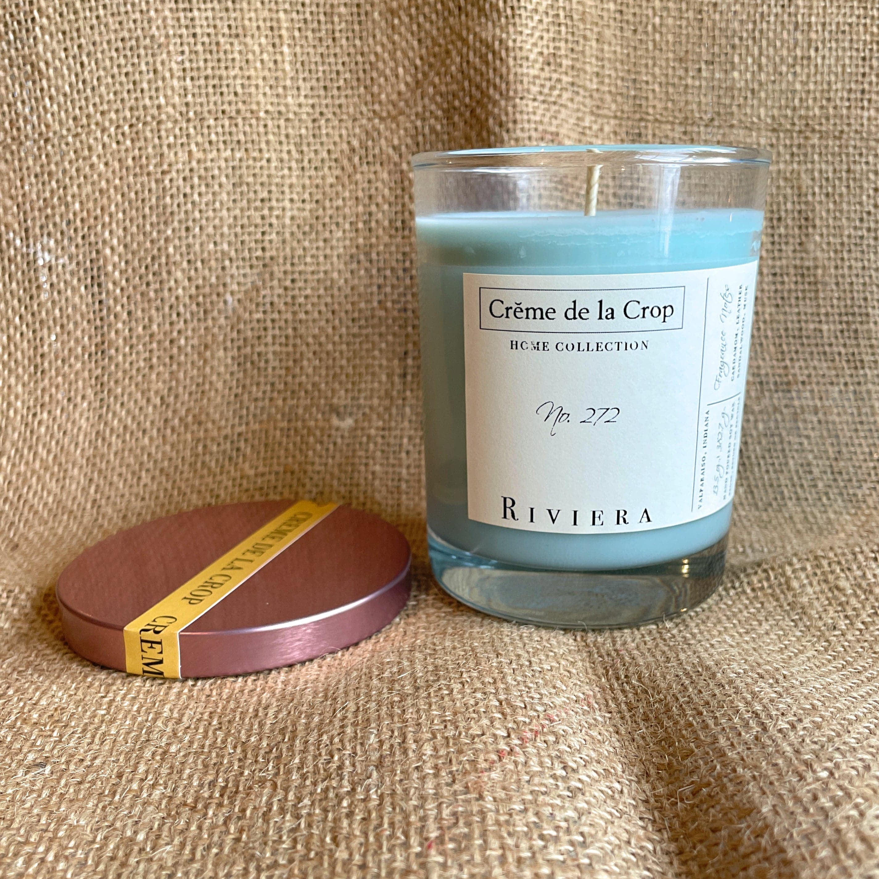 Creme de la Crop Without Lid Soy Candle - Riviera