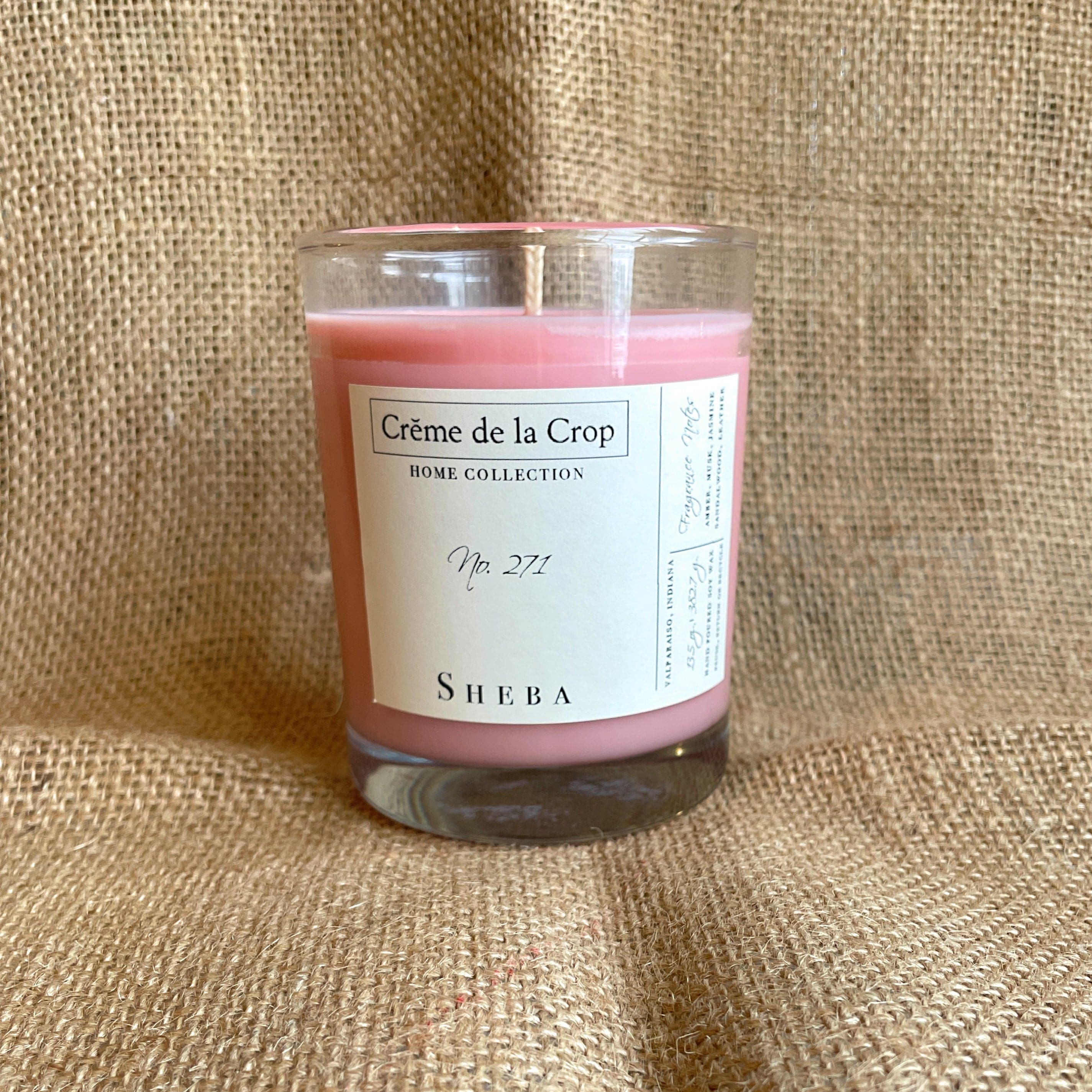 Creme de la Crop Without Lid Soy Candle - Sheba