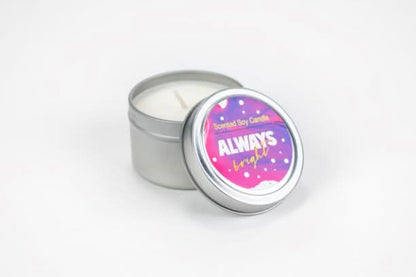 Trio of Tin Soy Candle - Scented with Bergamot and Lavender Essential oils - My American Goods