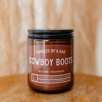 Cowboy Boots 7 oz Candle