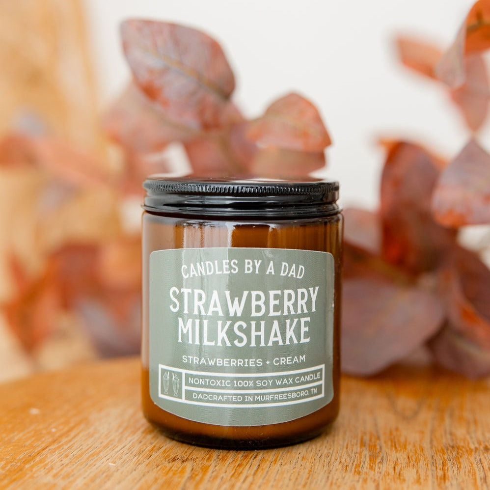 Strawberry Milkshake 7 oz Candle