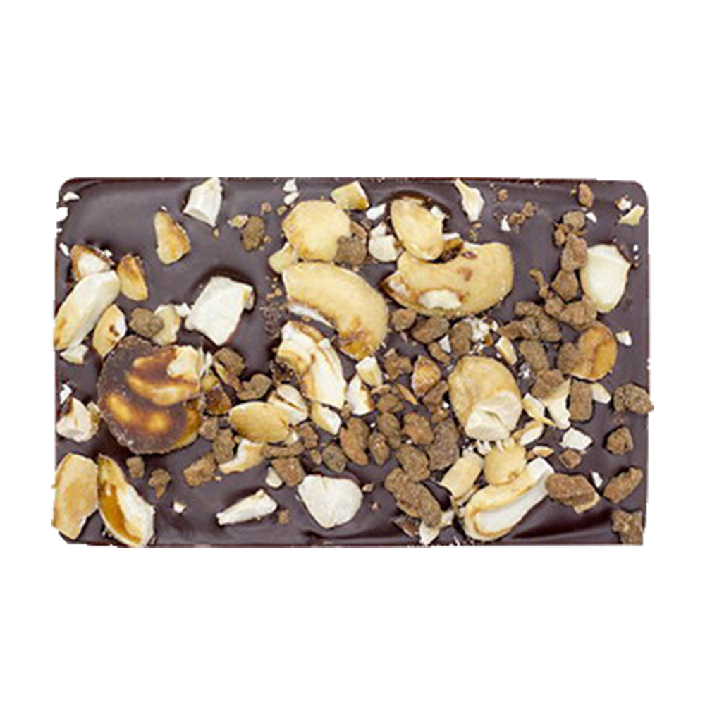 Coconut Caramel &amp; Crushed Cashew Bark