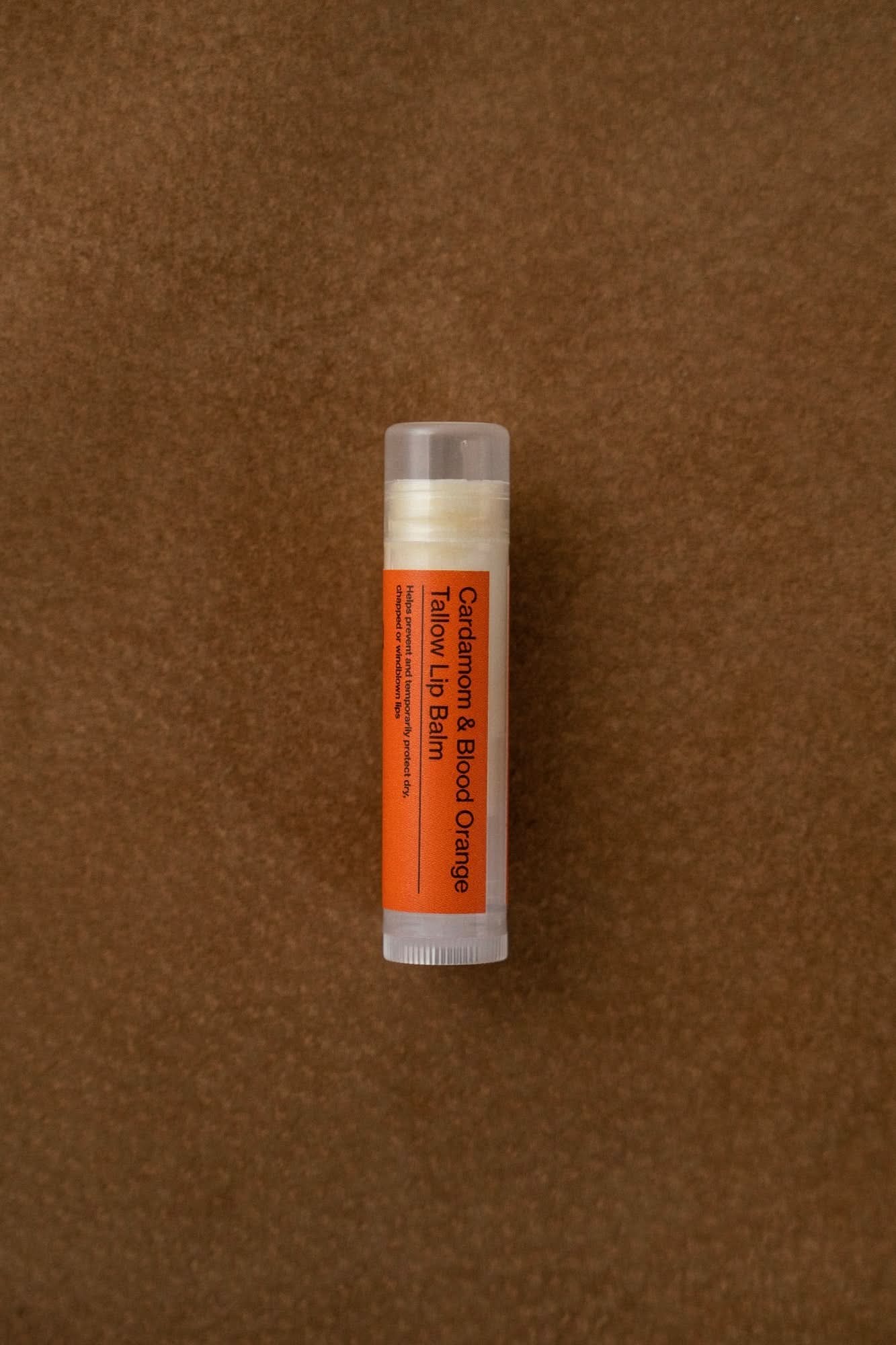 Summer Solace Tallow Tallow Balm Cardamom &amp; Blood Orange – Tallow Lip Balm | Bright &amp; Warm