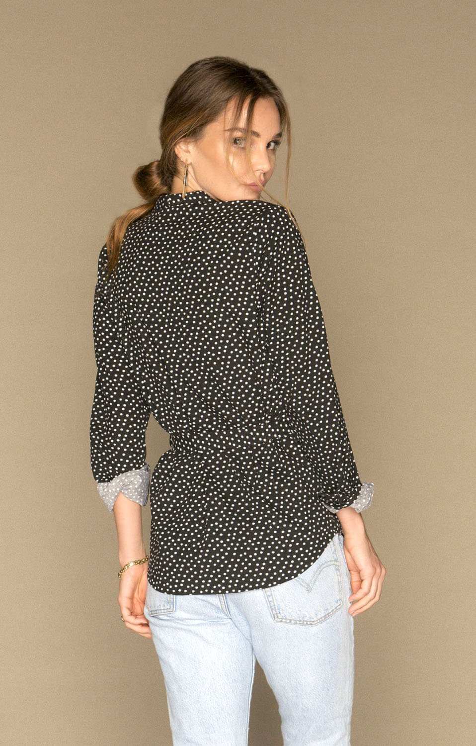Catamaran Blouse - Polka Dot