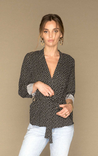 Catamaran Blouse - Polka Dot