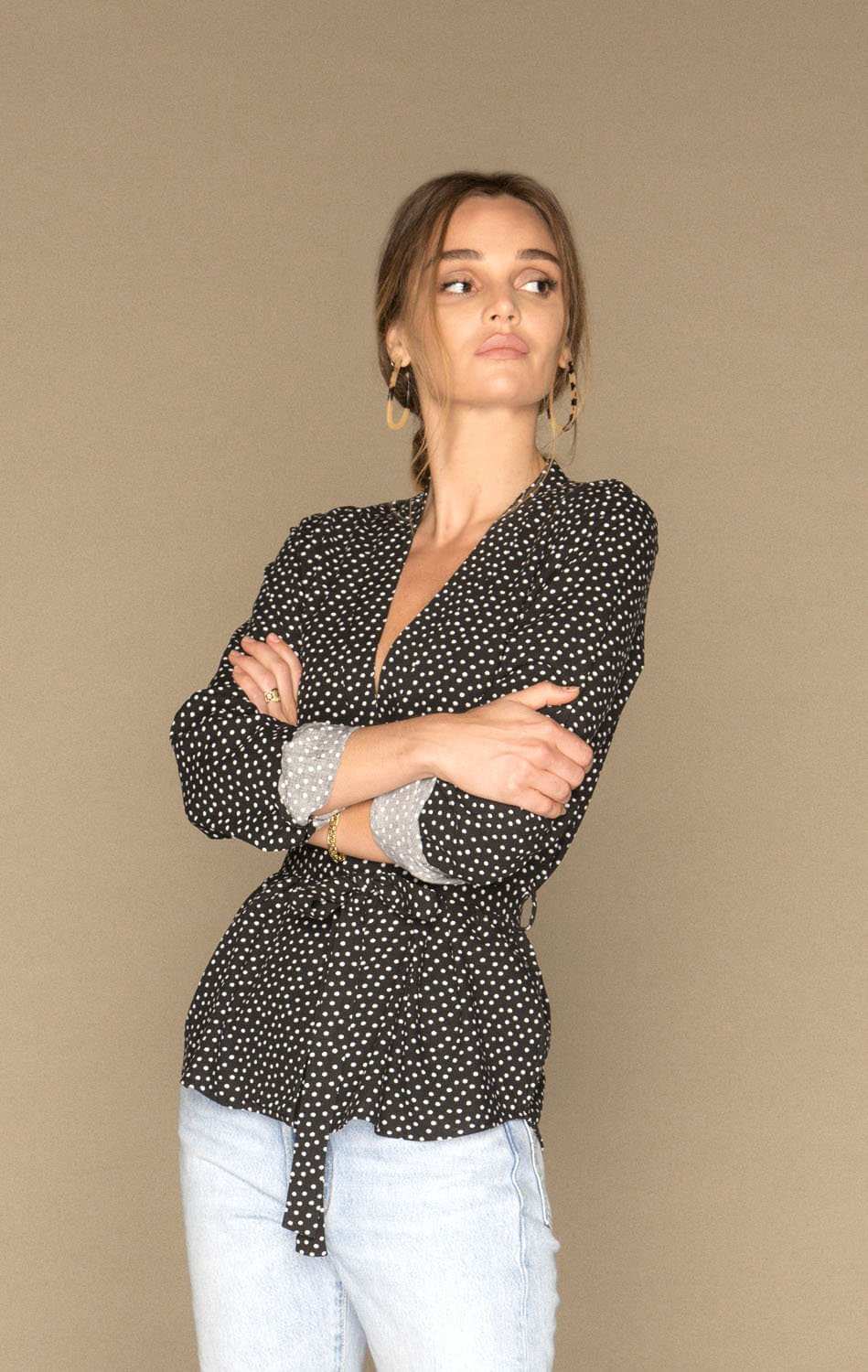 Catamaran Blouse - Polka Dot