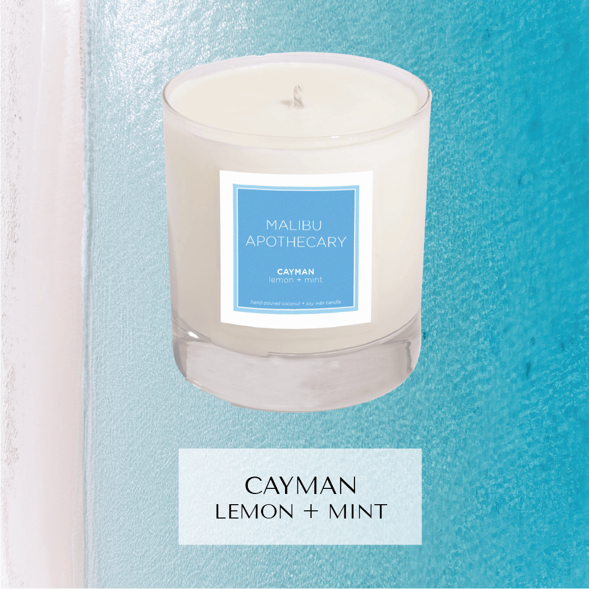 Malibu Apothecary Clear Gloss Cayman Clear Gloss x Blue Candle