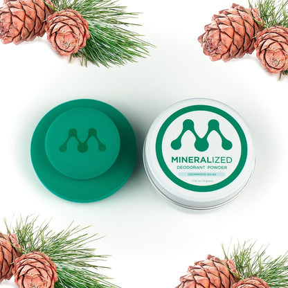 Mineralized Deodorant Cedarwood Atlas Sample Scent + Applicator