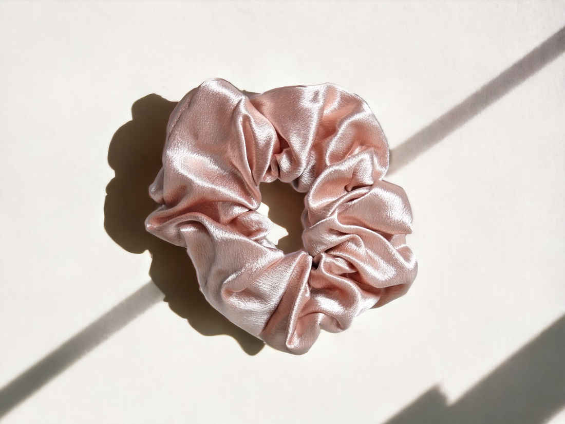 Champagne Hair Scrunchie - My American Goods