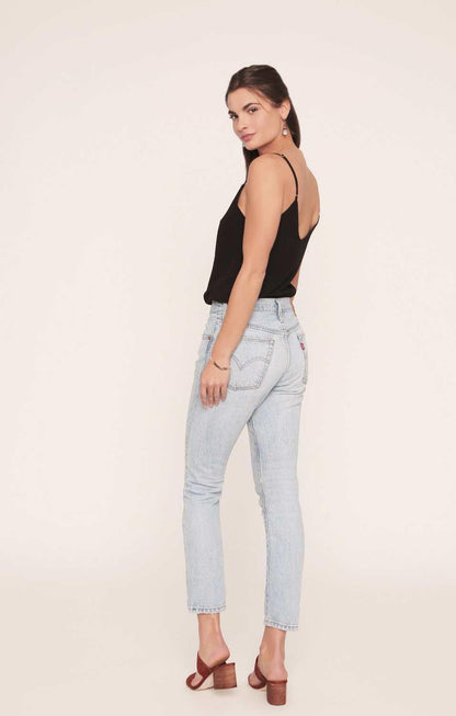 Coco Tank - Black Rayon