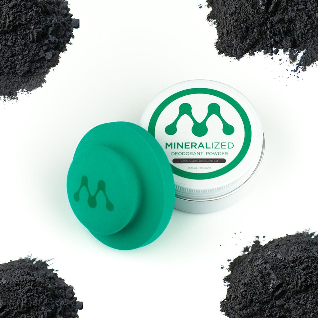 Mineralized Deodorant Charcoal Unscented [Sample + Applicator]