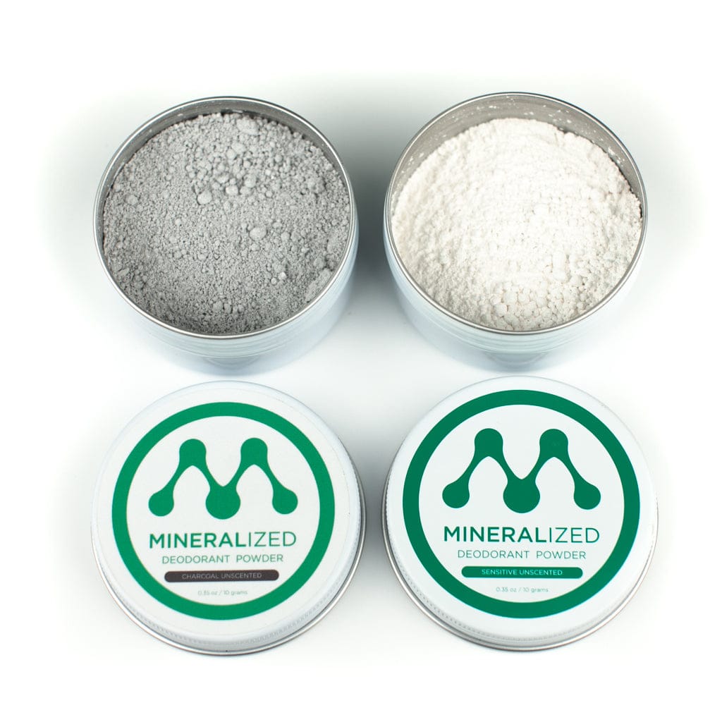 Mineralized Deodorant Charcoal Unscented [Sample + Applicator]