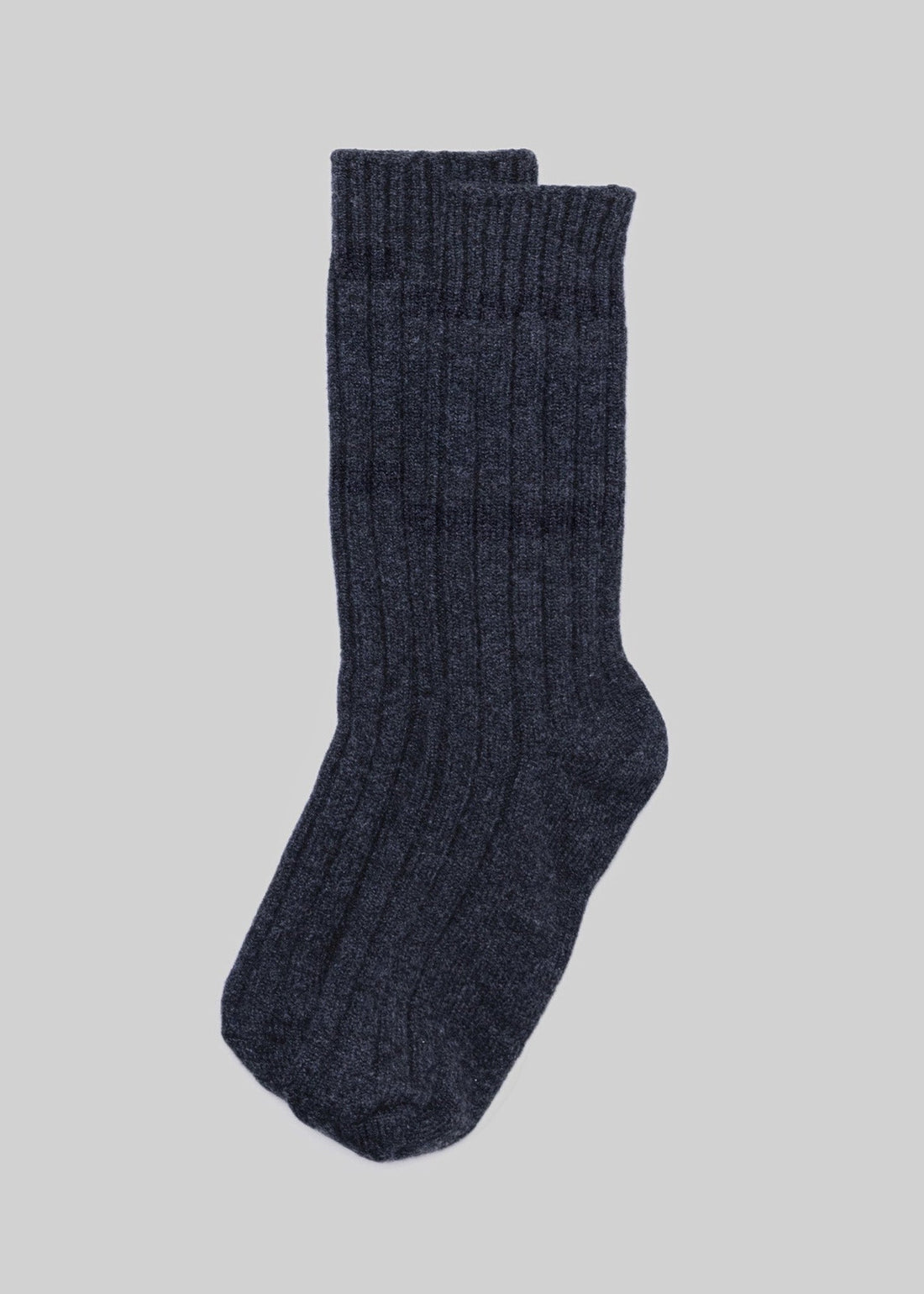 American Trench Socks charcoal / l The Cashmere Oxford Sock