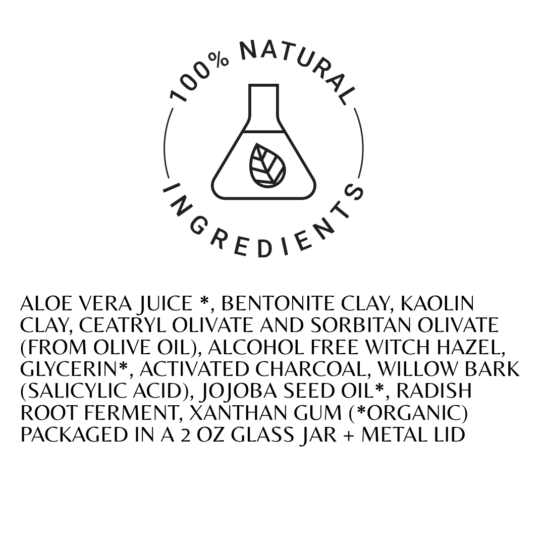 Roots and Leaves, LLC Charcoal Detox Face Mask