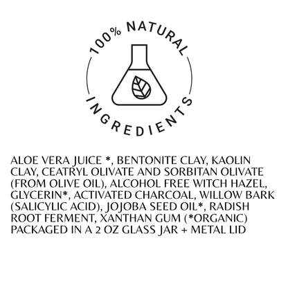Roots and Leaves, LLC Charcoal Detox Face Mask
