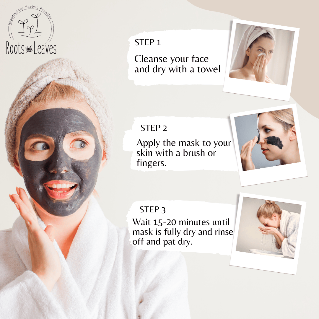 Roots and Leaves, LLC Charcoal Detox Face Mask