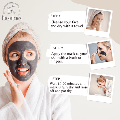 Roots and Leaves, LLC Charcoal Detox Face Mask