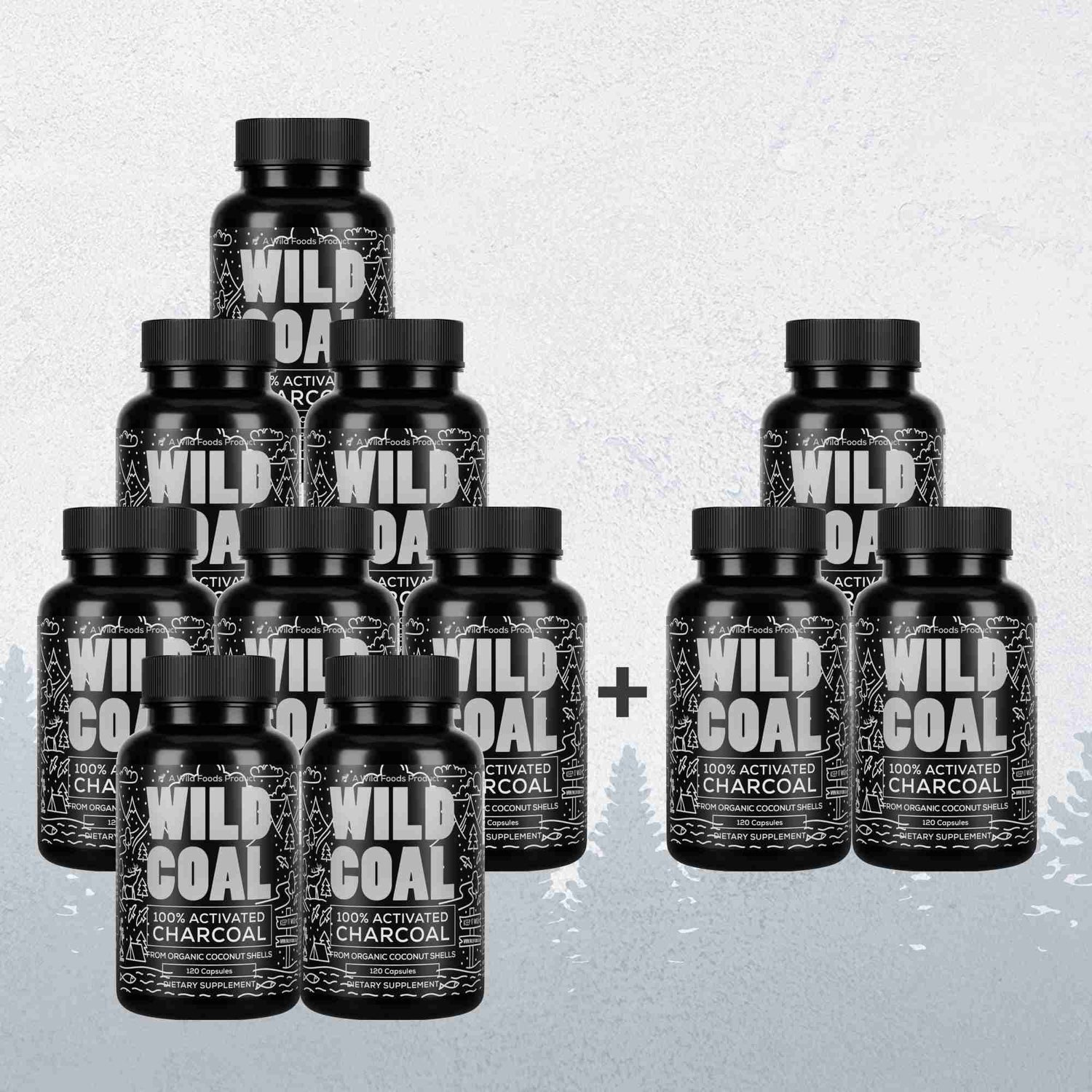 Activated Charcoal Capsules – 100% Organic Coconut Shells