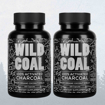Activated Charcoal Capsules – 100% Organic Coconut Shells