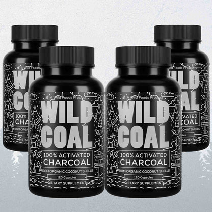 Activated Charcoal Capsules – 100% Organic Coconut Shells
