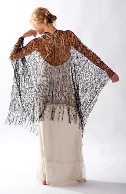 Charcot Shawl - Black, White or Ivory