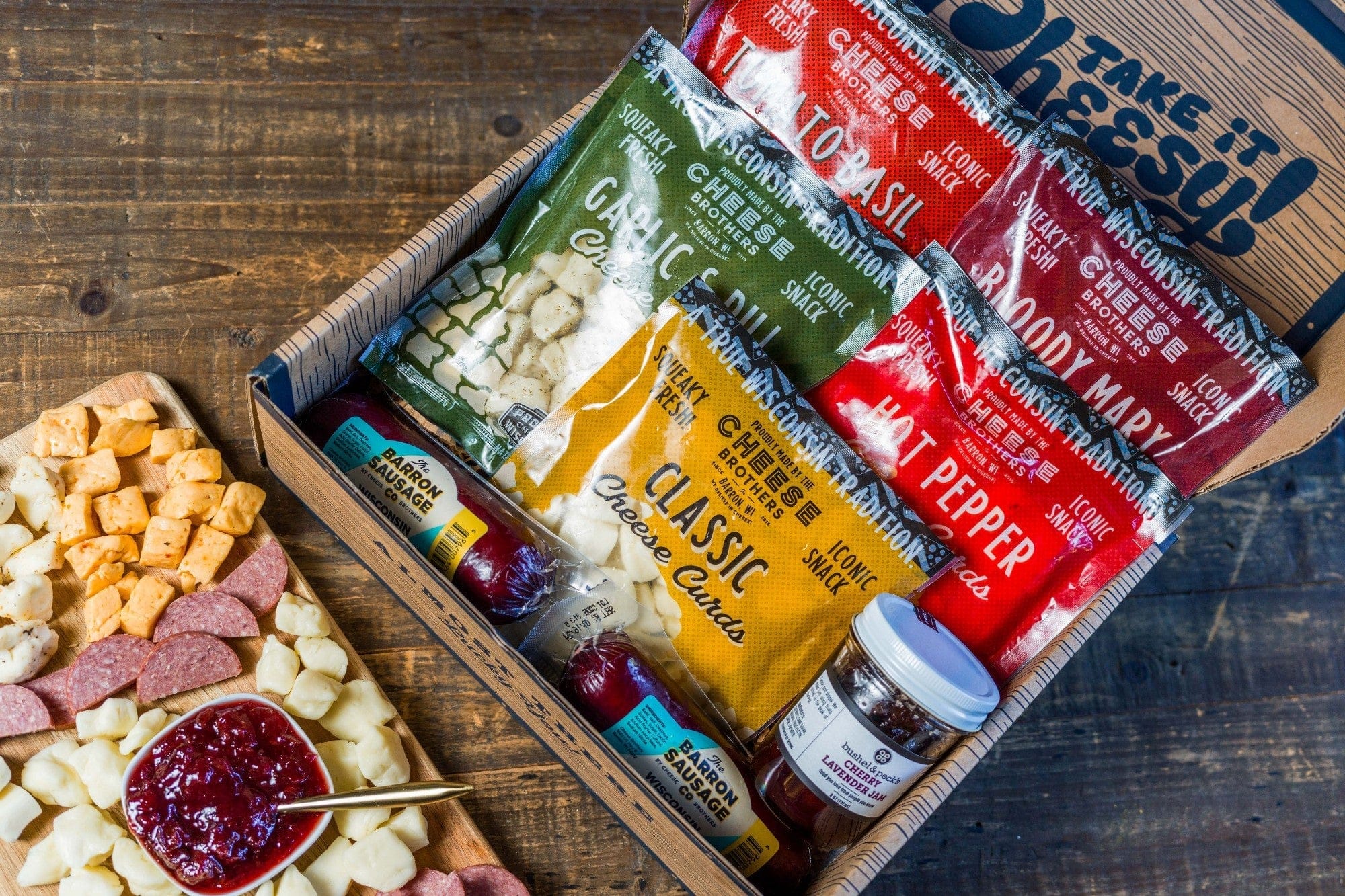 Cheese Brothers, Inc. Gifts and Bundles The Char-CURD-erie Box
