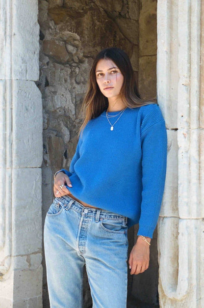 Charles Sweater - Bright Blue