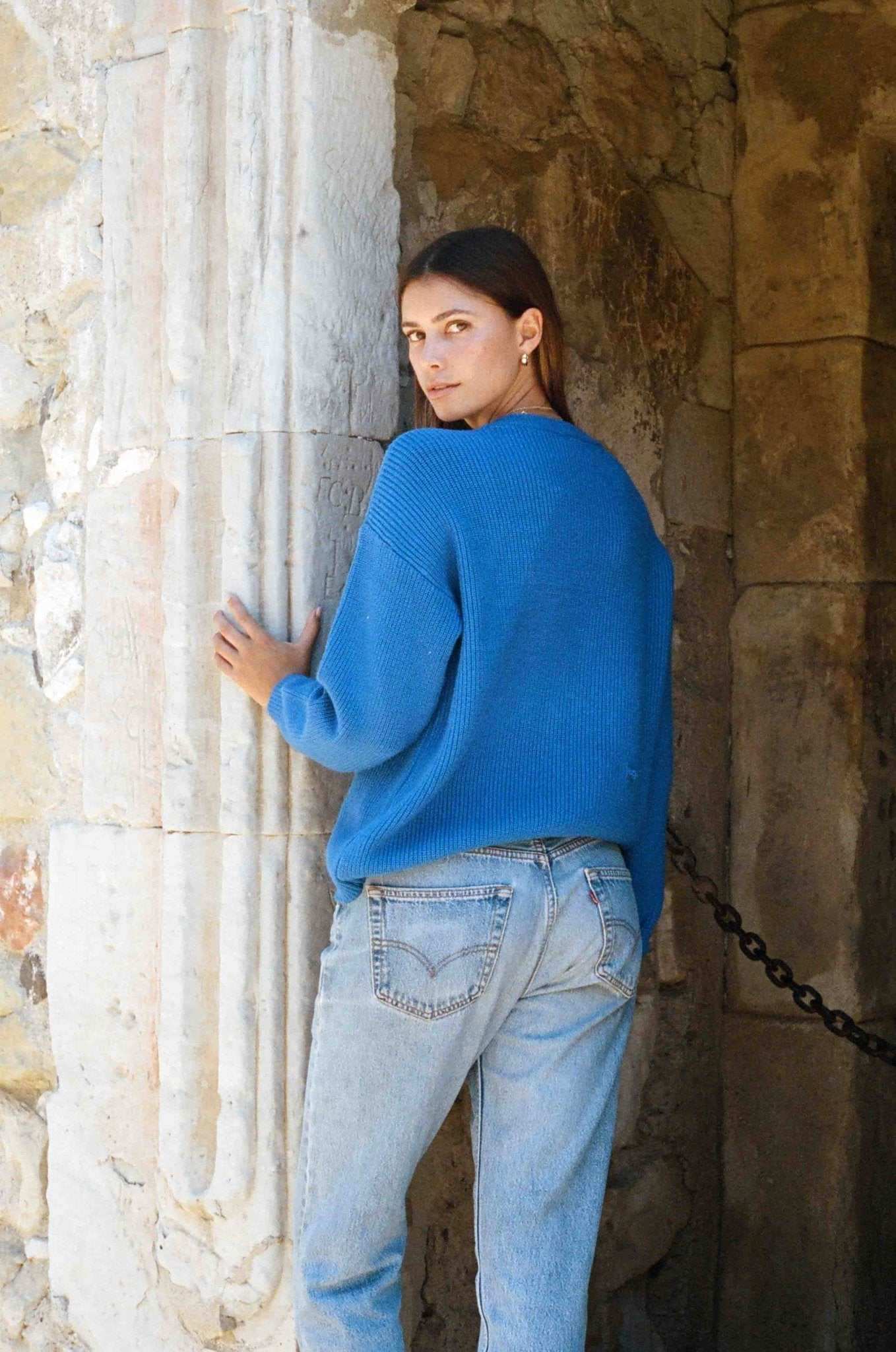 Charles Sweater - Bright Blue