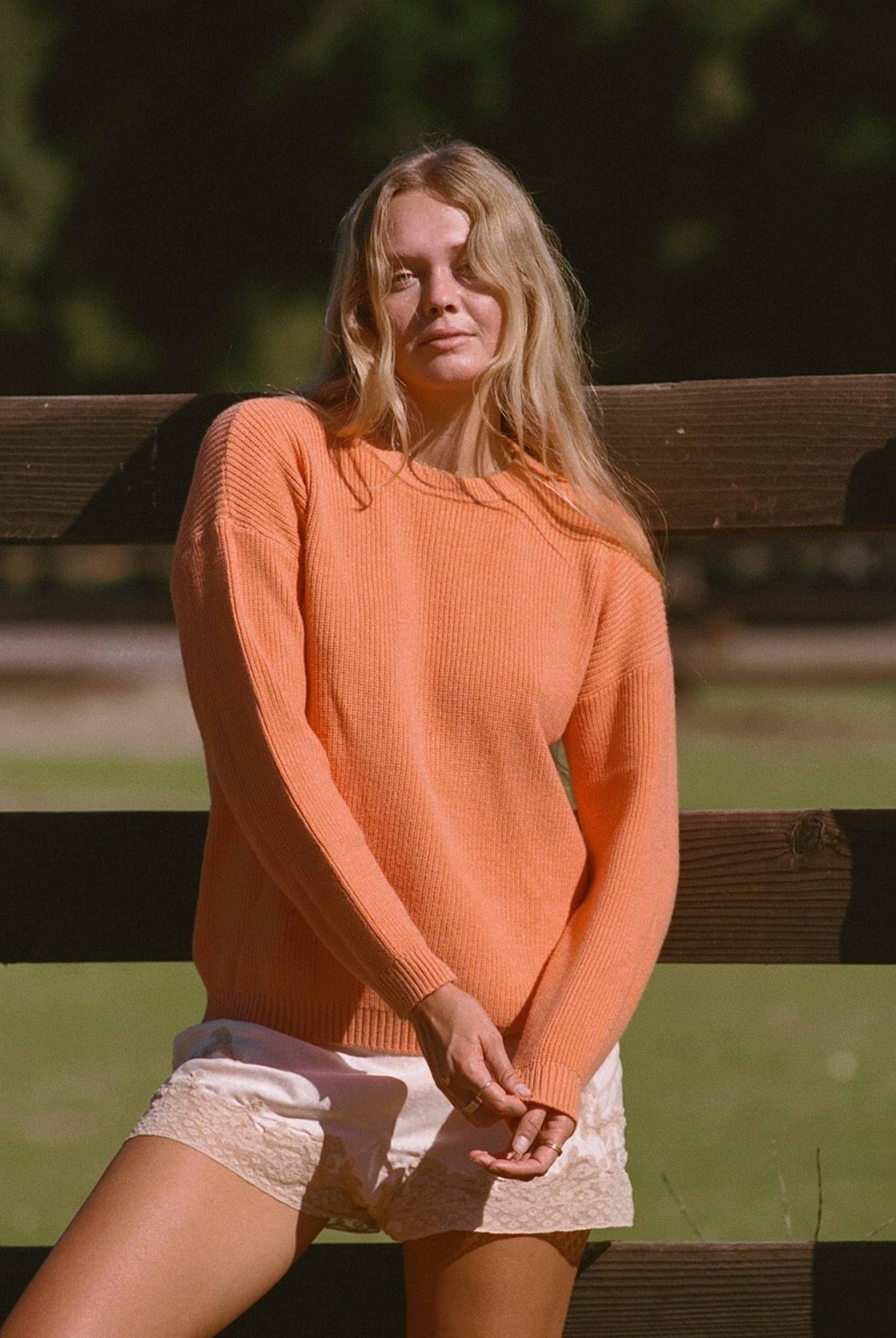 Charles Sweater - Cozy Orange