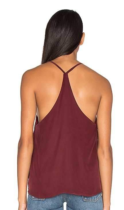 Charlie Burgundy Tank Top