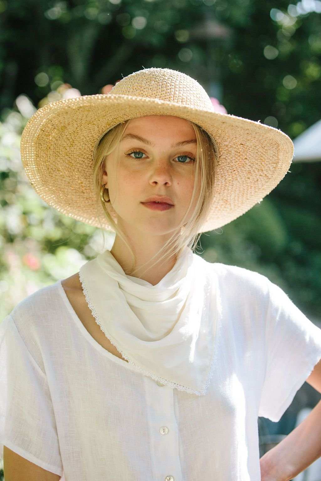 Charlotte White Linen Dress