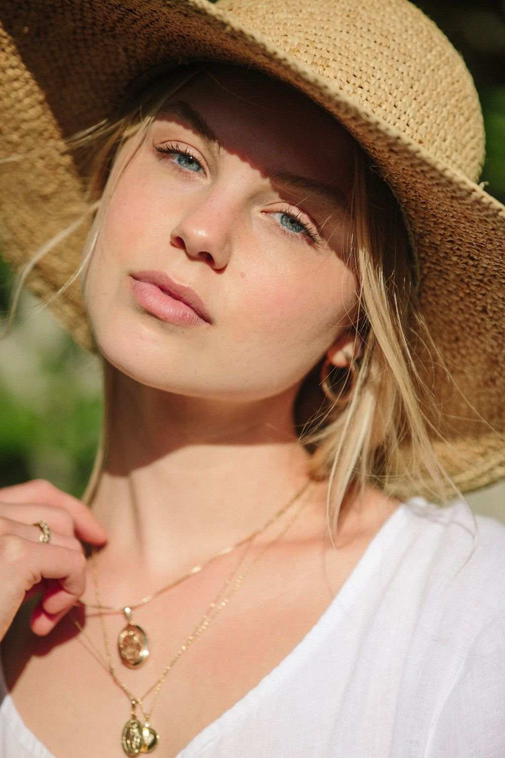 Charlotte White Linen Dress