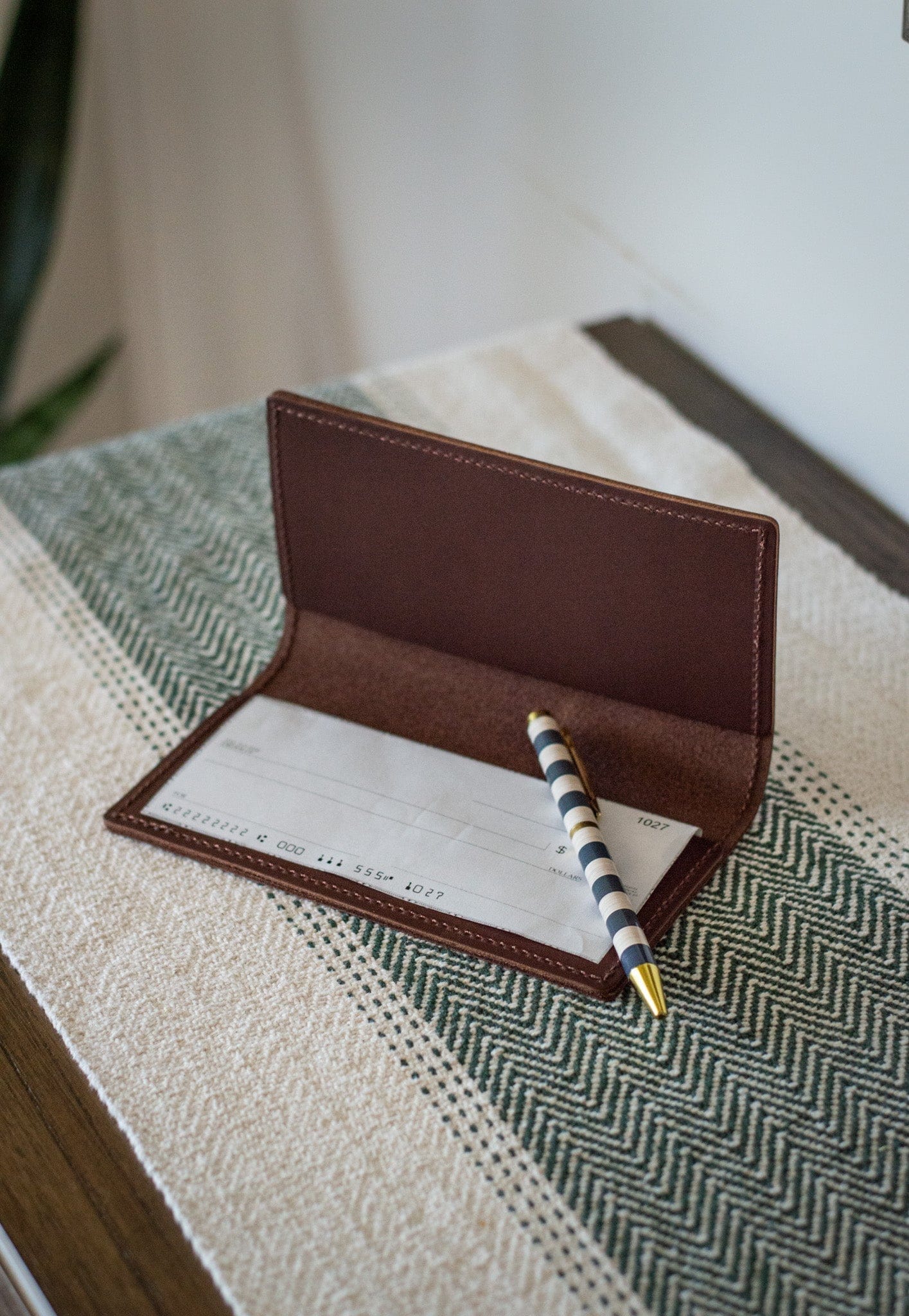 Urban Southern Accessories Leather Checkbook Cover