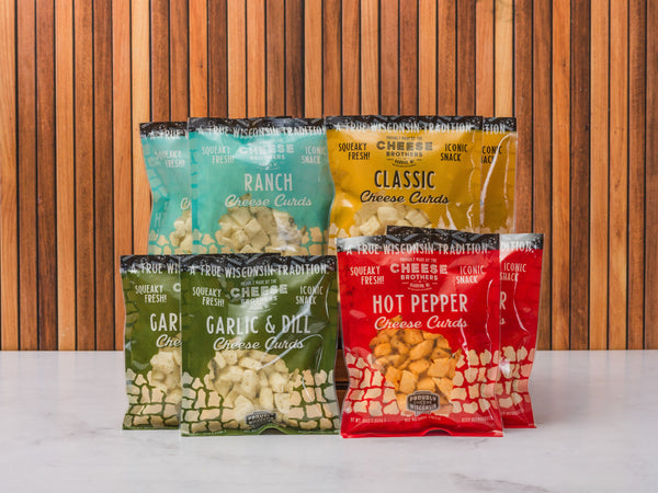 Wisconsin Cheese Curds Sampler (8-Pack) *Ships Fresh Daily* - My American Goods