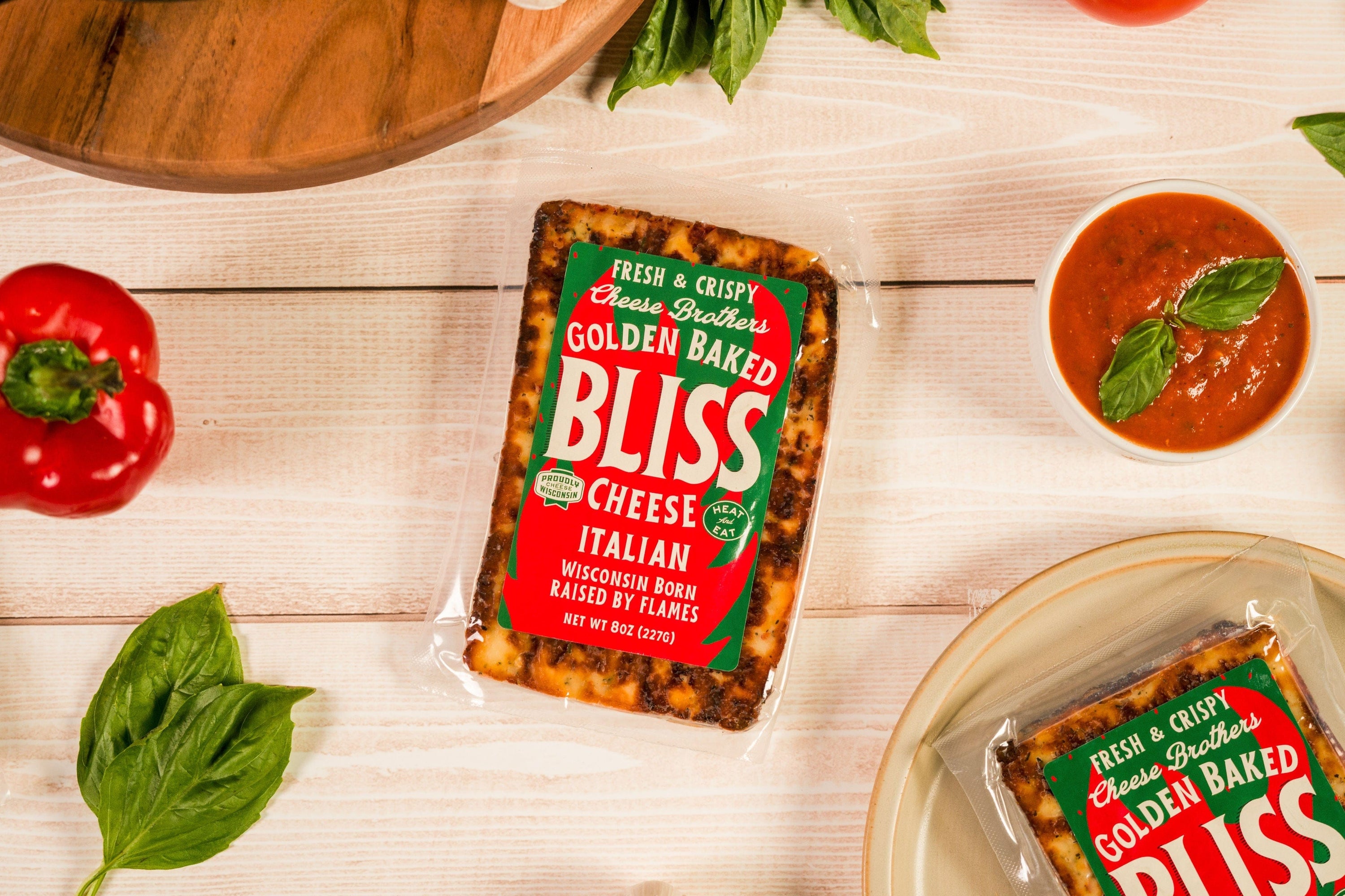 Cheese Brothers, Inc. Baked Cheese Italian Golden Baked Bliss Cheese