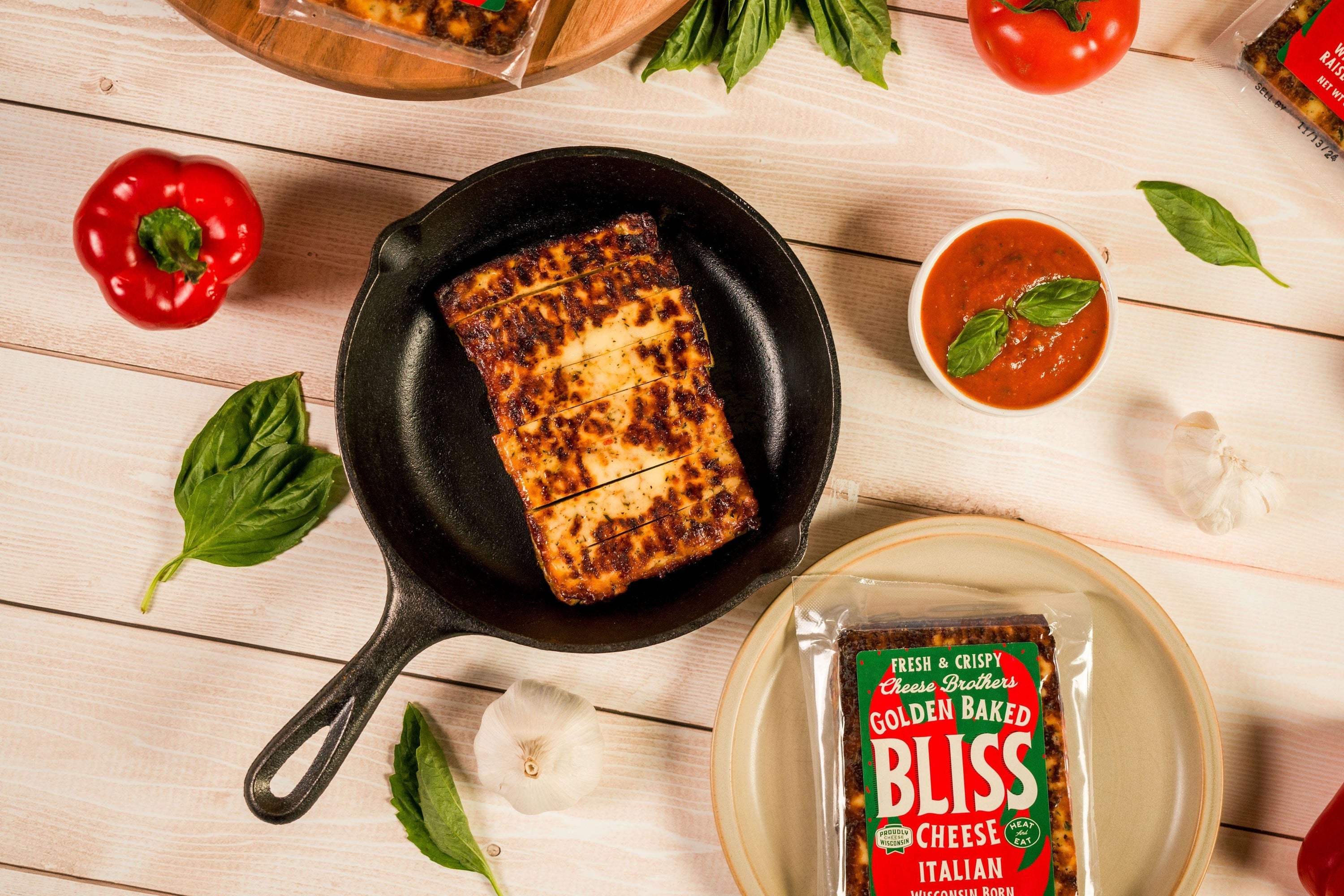 Cheese Brothers, Inc. Baked Cheese Italian Golden Baked Bliss Cheese