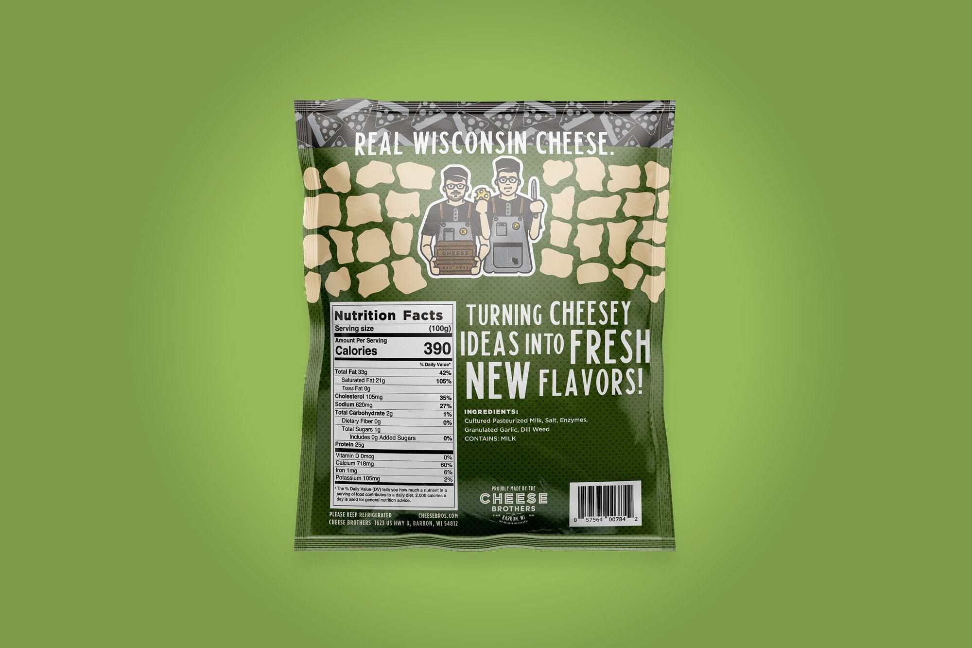 Cheese Brothers, Inc. Cheese Curds Garlic and Dill Cheese Curds *Ships Fresh Daily*