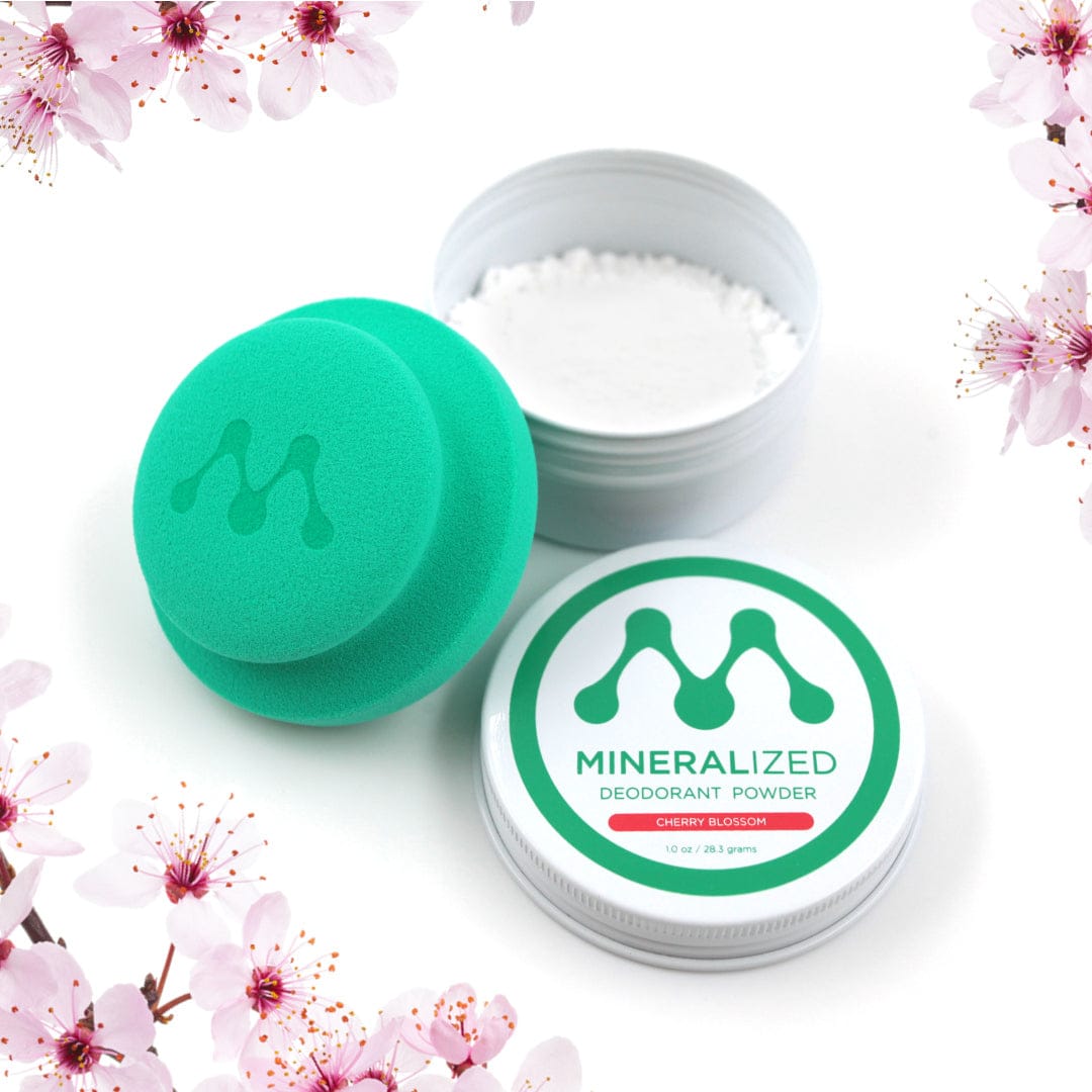 Mineralized Deodorant Cherry Blossom Sample Scent + Applicator