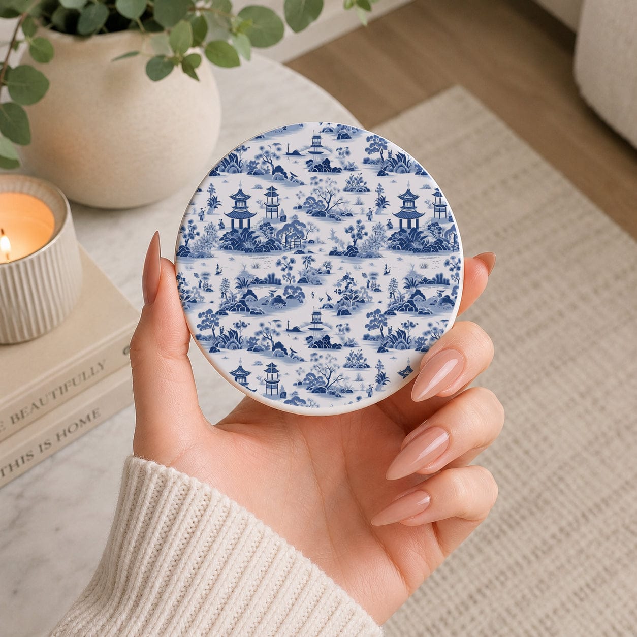 Gia Roma Coaster Chinoiserie Coasters