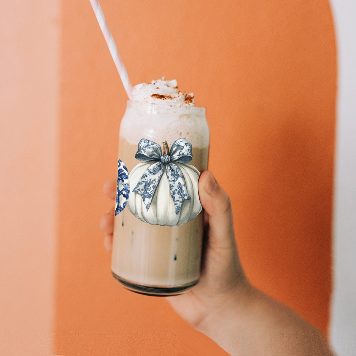 Gia Roma Travel Mug, Coffee Cup, Drinkware Chinoiserie Pumpkin 20oz