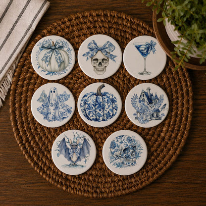 Gia Roma Coaster Chinoiserie Halloween Coasters