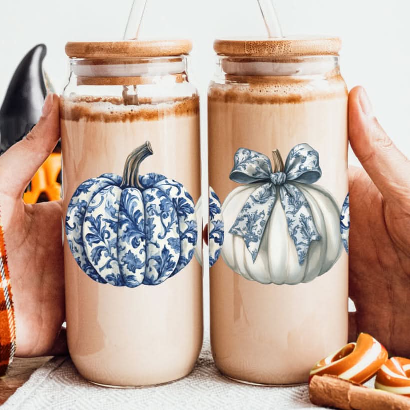 Chinoiserie Pumpkin 20oz - My American Goods