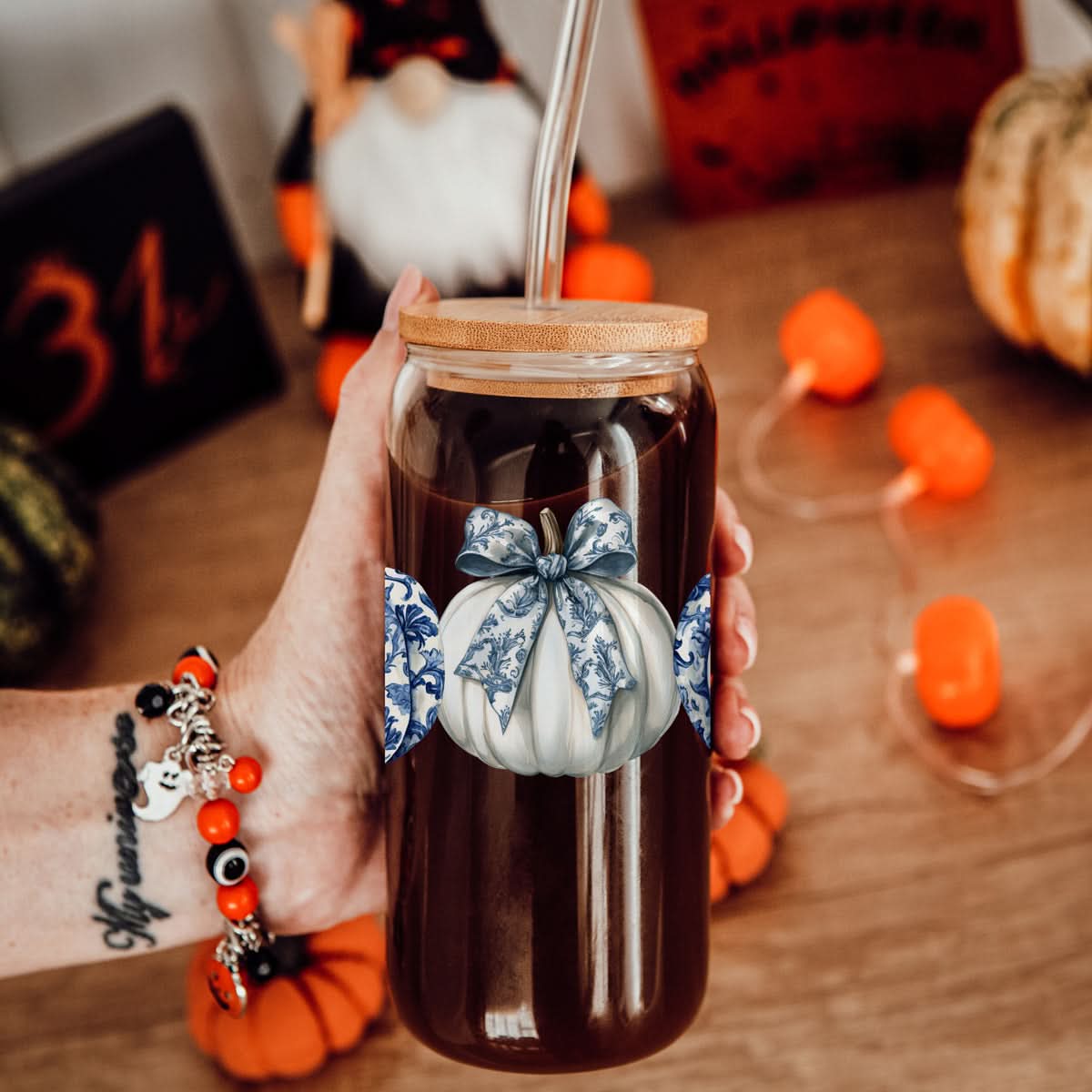 Chinoiserie Pumpkin 20oz - My American Goods