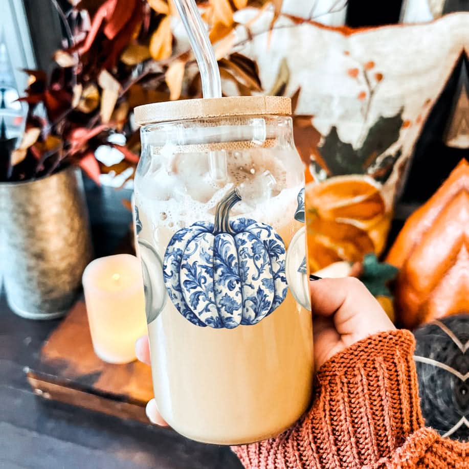 Chinoiserie Pumpkin 20oz - My American Goods