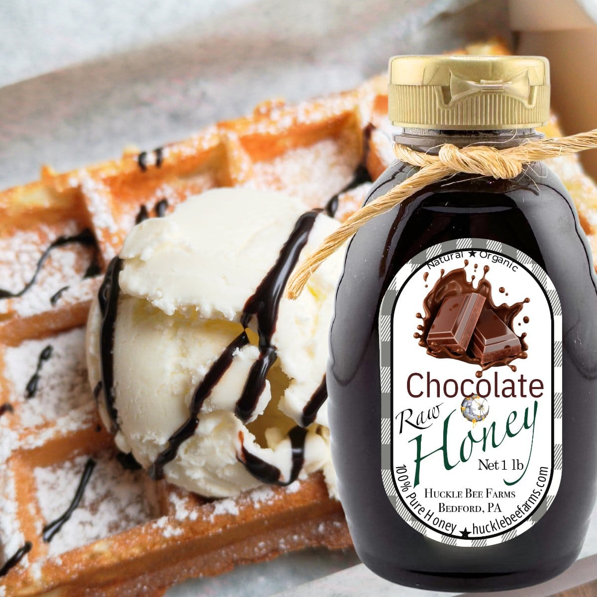 Huckle Bee Farms LLC Honey Chocolate Honey Delight: Indulgent Cocoa Infusion